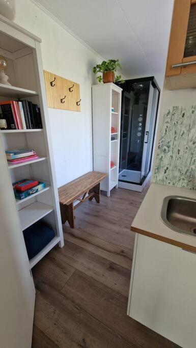 Tiny House "De Veenpolder" De Veenhoop Dış mekan fotoğraf